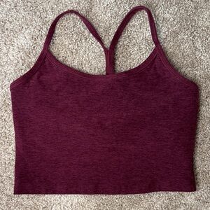 Beyond Yoga Maroon Racerback Tank